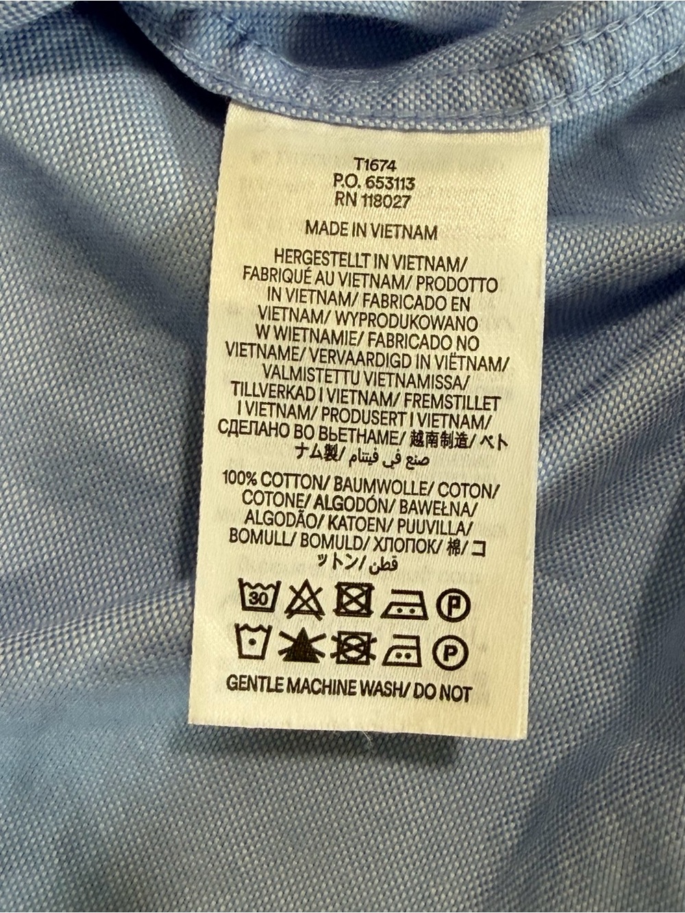 BODEN Button Down Shirt Long Sleeve Casual Womens Size 8R Light Blue - Picture 6 of 10